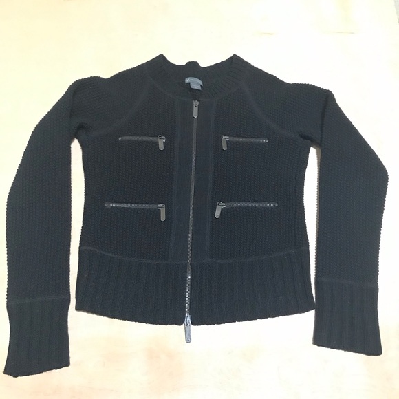 Armani Exchange RARE Zipper Lambswool Sweater - Picture 9 of 11
